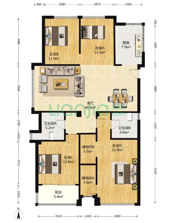 【山水国际】杭州市富阳区富春街道江波街398号山水国际公寓13号601室