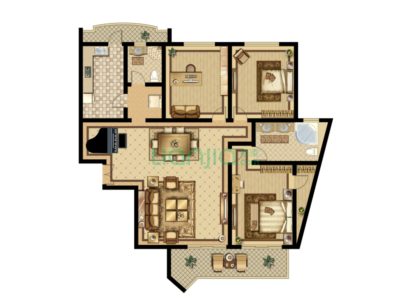 【新外滩花苑】上海市虹口区东大名路888弄5号2301室